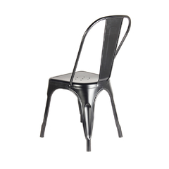 Silla Tolix de Metal Negro