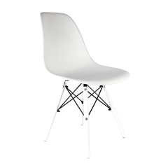 Silla Eames Monochrome Blanca x2 - HOME KONG