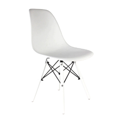 Sillas Eames Monochrome Blanca x6 - HOME KONG