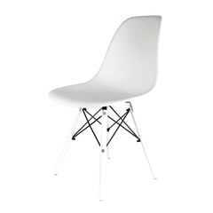 Silla Eames Monochrome Blanca x4 - comprar online