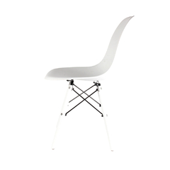 Silla Eames Monochrome Blanca x2