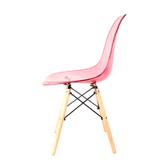 Imagen de Silla Eames Transparente-Rosa