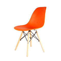 Sillas Eames Naranjas x4 - comprar online
