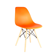 Sillas Eames Naranjas x6 - HOME KONG