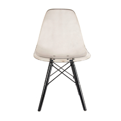 Silla Eames Transparente-Negro - comprar online