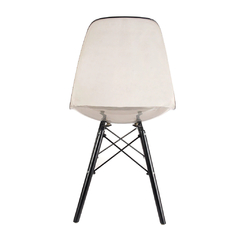 Imagen de Sillas Eames Transparente-Negro x4