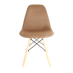 Silla Eames Tapizada Marrón Claro - comprar online