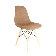 Silla Eames Tapizada Marrón Claro en internet