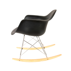 Sillón Mecedor Eames Negro x2 - comprar online