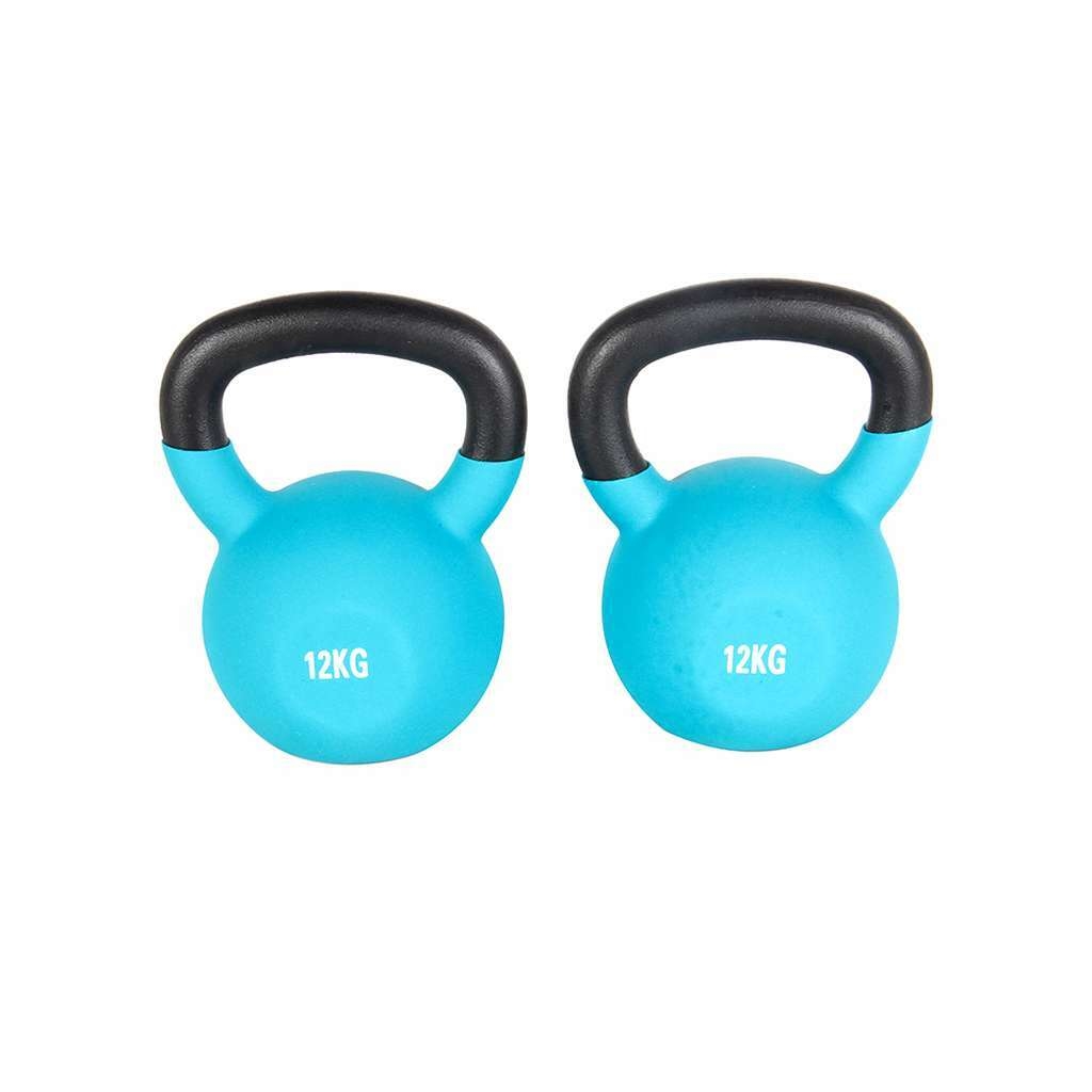 Pesa Rusa Kettlebell Neoprene Blu Fit 6 kg Azul