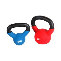 Pesas Rusas Kettlebel Neoprene 2kg + 4kg