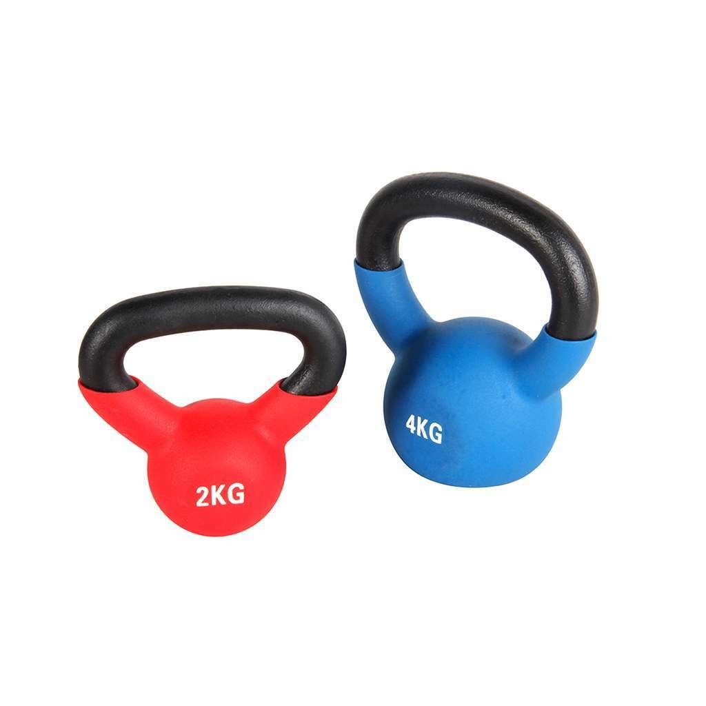 Pesas Rusas Kettlebell 4Kg Neoprene Fitness x2 Unidades