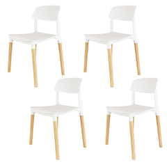 Silla Novara Blanca x4