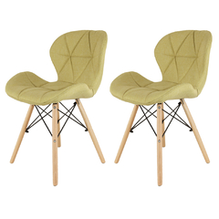 Silla Butterfly Verde x2