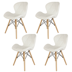 Silla Butterfly Blanca x4