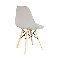 Silla Eames Transparente Negra - HOME KONG