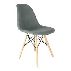 Silla Eames Tapizada Verde Petróleo x4 - HOME KONG