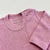 Body bebê canelado rosa - comprar online