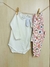 Conjunto cotton body e calça bebê borboletas - comprar online