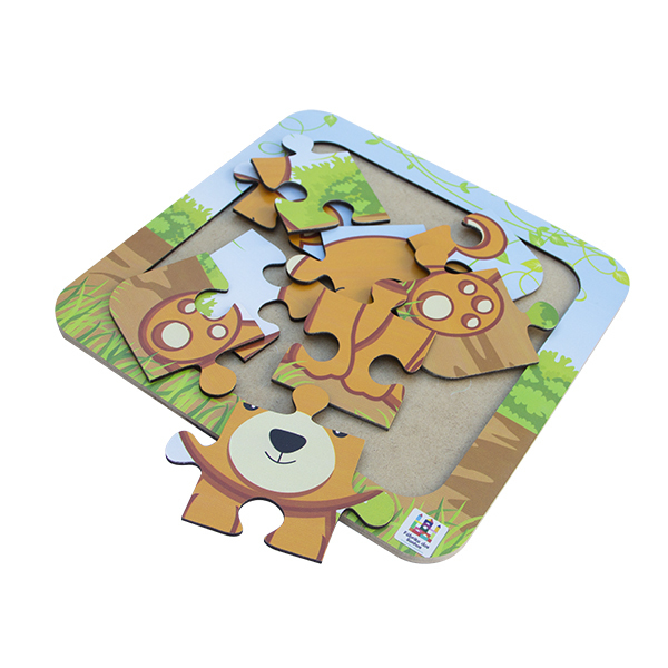 Puzzle de madeira com 9 peças Personalizado