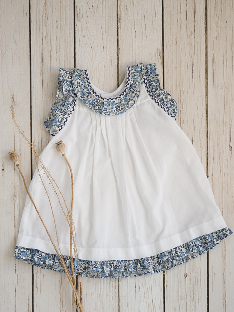 Conjunto Pili Blanco C/ Liberty Azul