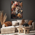 Quadro Decorativo - Leão na vertical floral cod0251 - comprar online