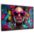 Quadro Decorativo - Fashion 2 com fundo floral cod0356