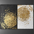 Quadros Decorativos - Conj. 2/1 Espiral efeito craquelado com dourado cod0213 - comprar online