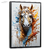 Quadro Decorativo - Cavalo em Arte 3D cod0248