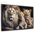 Quadro Decorativo - Família de leões com 2 filhotes cod0101