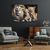 Quadro Decorativo - Família de leões com 2 filhotes cod0101 na internet