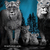 Imagem do Quadro Decorativo - Família de Leões com 2 filhotes Creapixel Art cod0016