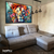 Quadro Decorativo - Leão floral efeito pintura cod0054 na internet
