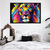Quadro Decorativo - Leão Colorido Vector cod0029 - loja online