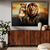 Quadro Decorativo - Família leões Creapixel Art com 1 , 2 ou 3 filhotes cod0049 - loja online
