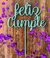 Topper "Feliz cumple" cookie - tienda online