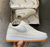 Air Force 1 Bege Couro
