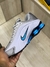 Nike Shox R4 Branco Prata/Azul - comprar online