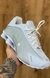 Nike Shox R4 Branco/Prata - comprar online