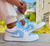 NIKE AIR JORDAN LOW BRANCO/AZUL CLARO