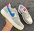 Air Force 1 Bege Azul e vermelho Camurça - comprar online