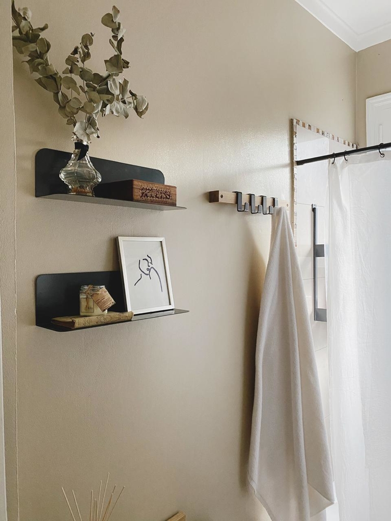 Perchero pared roble sale