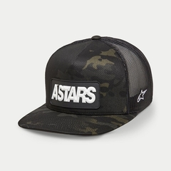 GORRA ALPINESTARS CACHE TRUCKER NEGRO/NEGRO OS