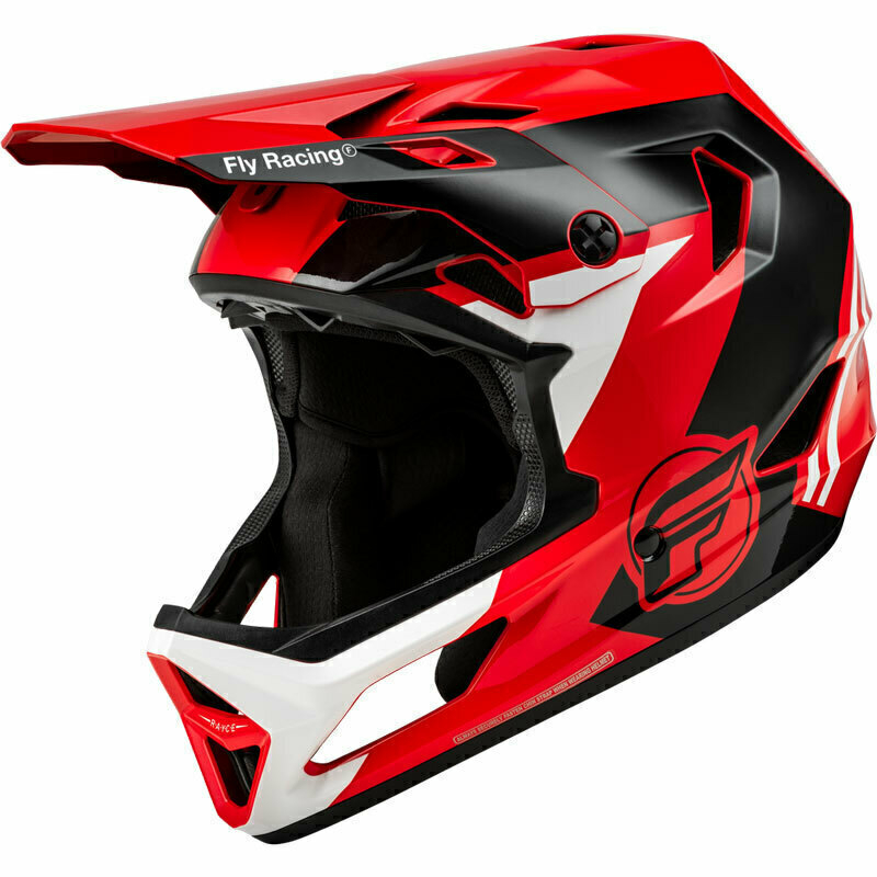 CASCO FLY NINO MTB RAYCE ROJO NEGRO BLANCO