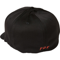 GORRA FOX LITHOTYPE FLEXFIT 2.0 (BLK/RED) - comprar online