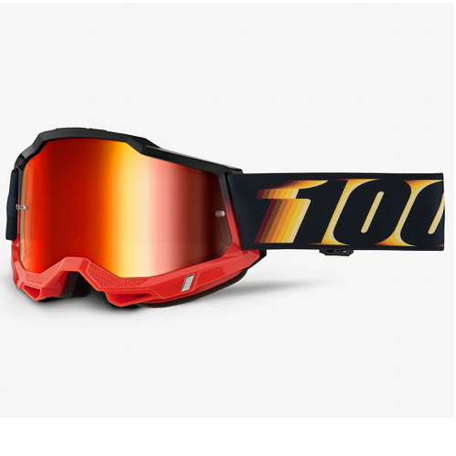 Gafas Motocross 100 Accuri 2 Stamino Lente Rojo Espejo