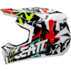 CASCO LEATT MOTO 3.5 ZEBRA CON GAFAS - comprar online