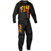 UNIFORME NIÑO FLY RACING F-16 NEGRO/AMARILLO/NARANJA 2024