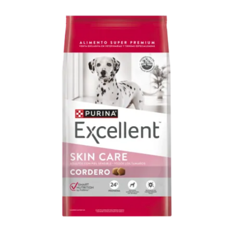 EXCELLENT PERRO ADULTO SKIN CARE CON CORDERO 3 KG.