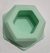 Molde Silicona Maceta Hexagonal 8x4 Resina Yeso Cemento - comprar online